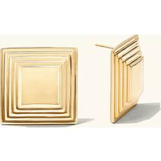 Ani Jewels Pyra Earrings Gold