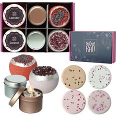 PETA Bath Bombs KAV Bath Set for Women with 2 Scented Candles, 2 Bath Bombs, Shower