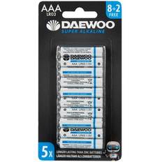 Batteries & Chargers Daewoo AAA Alkaline 10 Pack