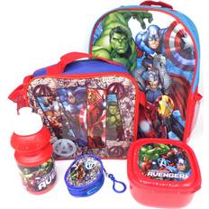 Marvel Rygsække Marvel Marvel Avengers Backpack Coin Purse Lunch Bag Bottle Sandwich Box Gift Bundle