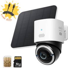 eufy Security 4G LTE Cam S330, Human/Vehicle 32GB SD