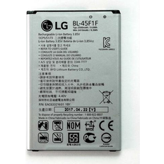 Battery Cases Lg k4 k8 cell phone li-ion battery 3.85v 2500mah 9.6wh bl-45f1f eac63321601 Gray