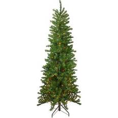 Northlight 7.5-ft Canadian Pine Pre-lit Pencil Artificial Christmas Tree