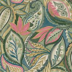 Cheap Green Wallpapers Holden Paisley Leaves (13440)