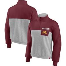 Fanatics Jackets & Sweaters on sale Fanatics NCAA Women's Minnesota Golden Gophers Maroon Iconic Fleece 1/4 Zip Jacket, XL, Red