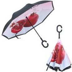 Pink Umbrellas Peach Pomegranate Upside Down Umbrella Pink One Size