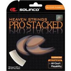 White Tennis Strings Solinco Pro Stacked 17g Tennis String Set