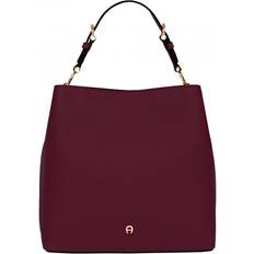 Dame - Rød Bucket Bags Aigner Delia M Hobo Bag Wine