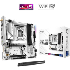 Motherboards Asrock B760M Pro RS WiFi White