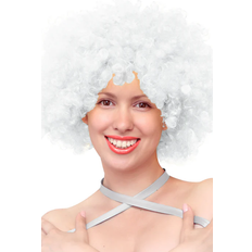 Maskerad PartyPal Afro Hair White Party Wig