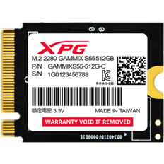 Adata Xpg gammix s55 m.2 2230 512gb pci-express 4.0 x4 3d nand sgammixs55-512g-c 512 GB