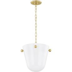 Mitzi Rima Aged Brass Pendant Lamp 13.8"