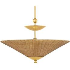 Mitzi Perilla Aged Brass Pendant Lamp 30"