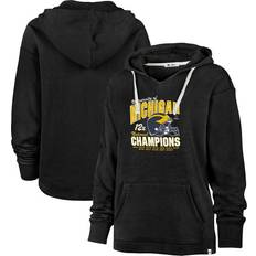 '47 Jackets & Sweaters '47 Michigan Wolverines College Football Playoff 2023 National Champions Kennedy V-Neck Pullover Hoodie Black, NCAA Men's Fleece/Jackets