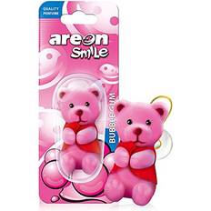 Pink Car Air Fresheners AREON Car Air Freshener Bubble Gum Funny Sweet Bubblegum Bear 3D