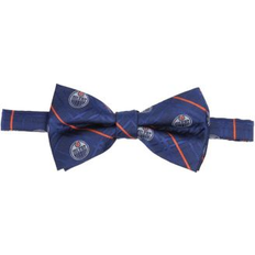 Blue Ties Eagles Wings Men's Navy Edmonton Oilers Oxford Bow Tie