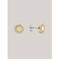 Tommy Hilfiger Women Earrings Tommy Hilfiger Women's Mini Crystals Earring Metallic Gold ONE SIZE