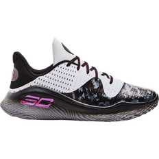 Under Armour Unisex Shoes Under Armour Curry 4 Low FloTro Davidson - Black/White/Red