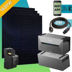 Solarmodule 1620W Balkonkraftwerk Anker Solix Solarbank 2 E1600 Pro Solarspeicher