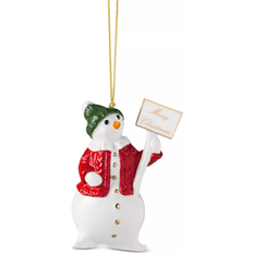 Villeroy & Boch Christmas Decorations Villeroy & Boch Classics Snowman Multicolored Christmas Tree Ornament 3.9"