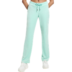 Juicy Couture Women Pants & Shorts Juicy Couture OG Big Bling Velour Track Pants - Tint Of Mint