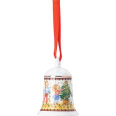 Hutschenreuther Porcelain Christmas Bell 2024 Multicolored Christmas Tree Ornament 7.5cm