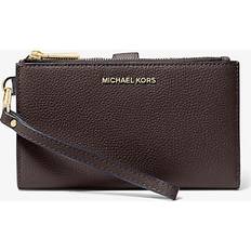 Michael Kors MK Adele Leather Smartphone Wallet - Brown - - ONE SIZE