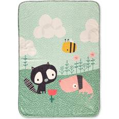 Microfiber Filtar HappyFriday Moshi Moshi Mikrofiberfilt 110 x 140 cm Filt Multifärgad (199.9x140cm)