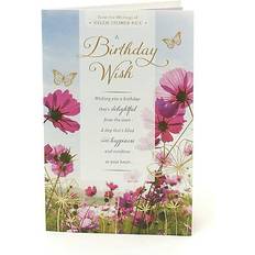 Party Supplies UK Greetings Floral birthday card inspirational helen steiner rice poem