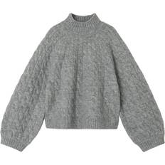 170/176 Neulotut Villapaidat Strickpullover Langarm - Grau