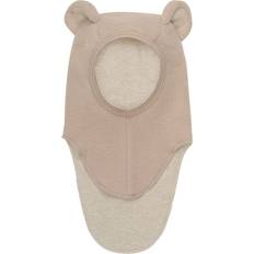 HUTTEliHUT balaclava wool fleece w. lin. mahogany rose 1-2år