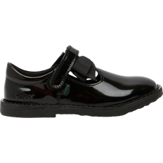 Kickers Infant Adlar T Bar Bow Patent Leather - Black