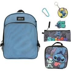 Bags BioWorld Disney's Stitch 5-Piece Mesh Backpack & Lunchbox Set