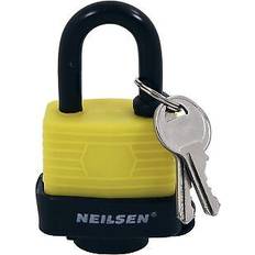 Security Neilsen water resistant weatherproof steel padlock