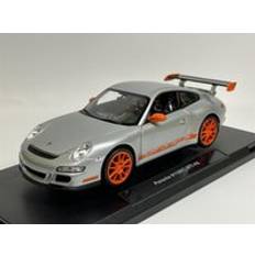 Welly 2007 Porsche 911 997 GT3 RS Silver 1:18 Scale 18015s Metallic Silver One Size