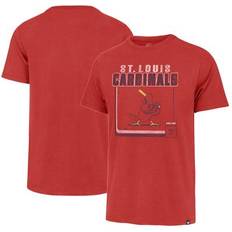 '47 T-shirts '47 Men's Red St. Louis Cardinals Cooperstown Collection Borderline Franklin T-Shirt