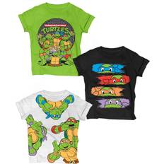 Tops Nickelodeon TMNT Ninja Turtles T-Shirt Outfit Boy Tee Toddlers Birthday to Kids Clothes 3T GyH/Bk/Gn SS