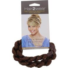 Red Headbands Hair2wear thick braid headband medium red