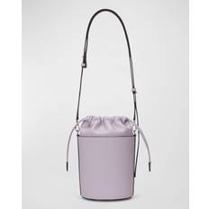 Polyester Bucket Bags Oryany Chloe Drawstring Leather Bucket Bag Stock Purple