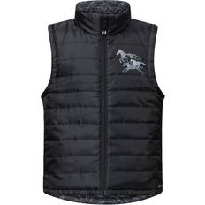 M Padded Vests Children's Clothing Kerrits Kids Round Up Reversible Vest Black