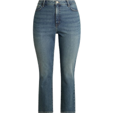 Ralph Lauren Women Jeans Ralph Lauren High Rise Straight Ankle Jean - Dusk Indigo Wash