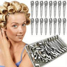 Shein Pcs Professional Ladies Salon Fixed Hair Pin Curl Metal Hair Clips Hair Root Fluffy Clips