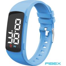 Fibex Vibrating Reminder Watch 15 Alarms Blue Vertical Sort digital dameur børneur