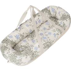 Blue Baby Nests Garbo&Friends Plumbago Satin Quilted Baby 43 x 87 x 16 cm