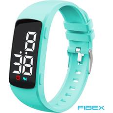 Fibex Vibrating Reminder Watch 15 Alarms Turquoise Vertical Sort digital dameur børneur