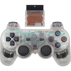 Game Controllers Maxpower White Wireless Vibrating Gamepad for Sony ps2 Gaming Controller for Playstation