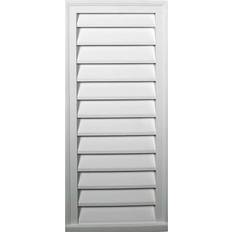 Roof Accessories Ekena Millwork W 32 H Urethane Gable Vent Louver Non-Functional