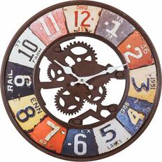 MDF Wall Clocks Alexandra House Living MDF Wood Wall Clock