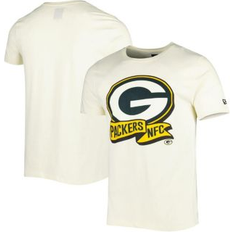 T-shirts New Era Men's Cream Green Bay Packers Sideline Chrome T-shirt Cream