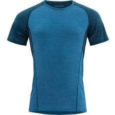 Devold Men T-shirts Devold Merino T-Shirt - Blue